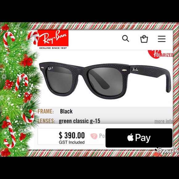 Ray-Ban Other - NOT YOUR AVERAGE RAY-BAN WAYFARER AUTHENTIC RAYBAN